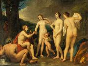 Anton Raphael Mengs, The Judgment of Paris, painting by Anton Raphael Mengs, now in the Eremitage, St. Petersburg